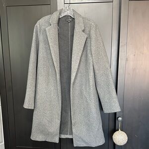 Fashion Nova long nights  Gray Women's Coat size m
